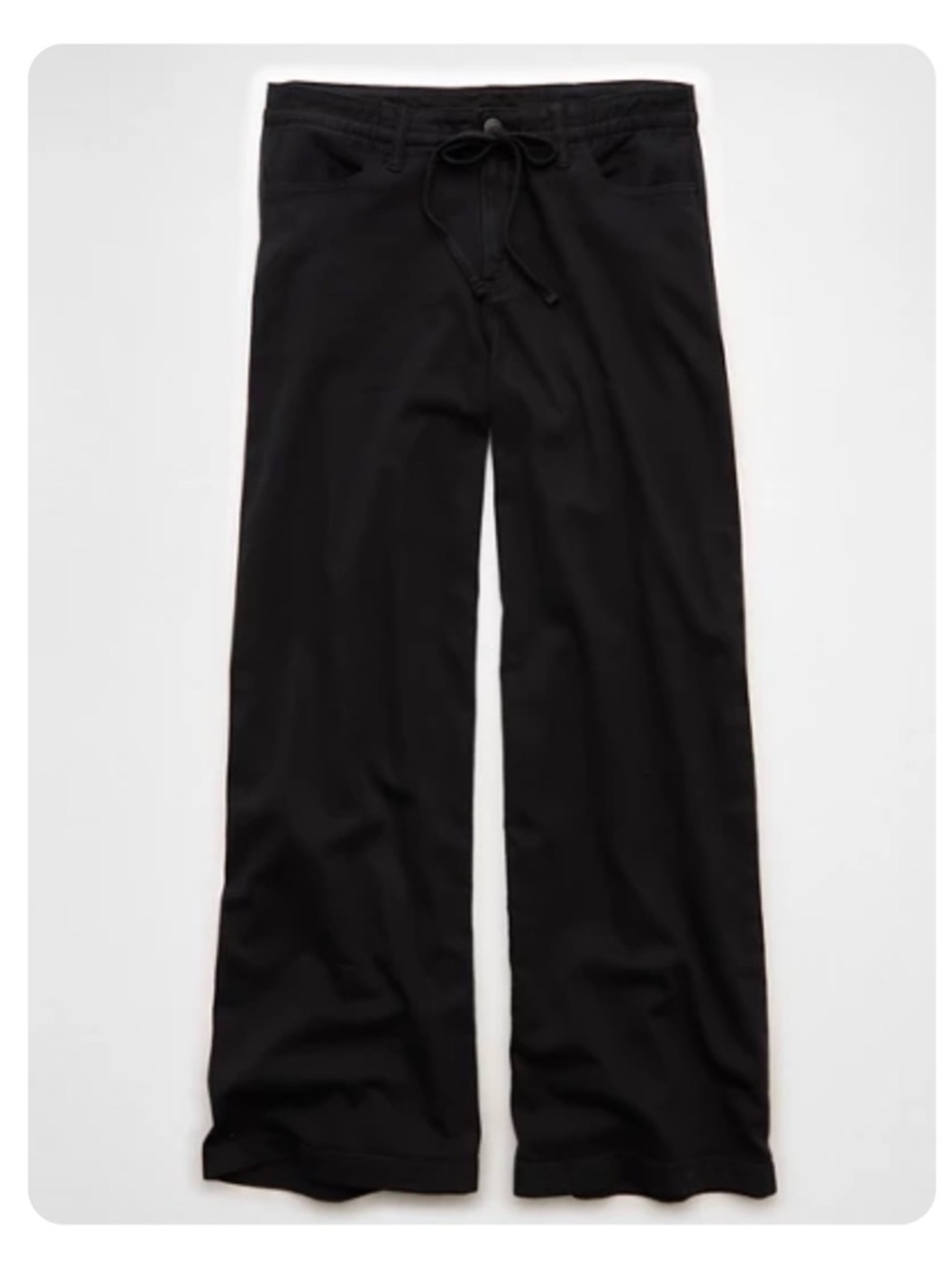 AE Dreamy Drape Stretch Low-Rise Ultra Wide-Leg Pant